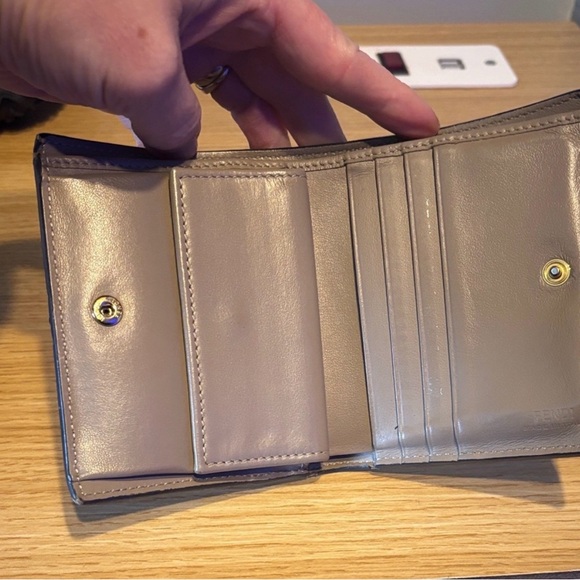 Fendi Blush Pink Leather Snap Wallet | Authentic | Priced for Condition - Picture 11 of 15